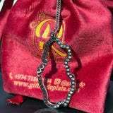 Car pendant for Qatar National Day, plated with Gold, adorned with sparkling zircon stones, perfect gifts