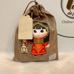 Garangao bag, 1 pc, size 20-15 cm, printed on both sides, one side is a girl and the other is a boy, made of high quality materials.