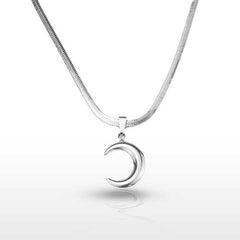 Silver Moon Necklace