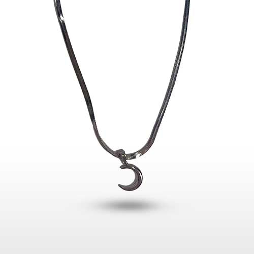 Silver Moon Necklace