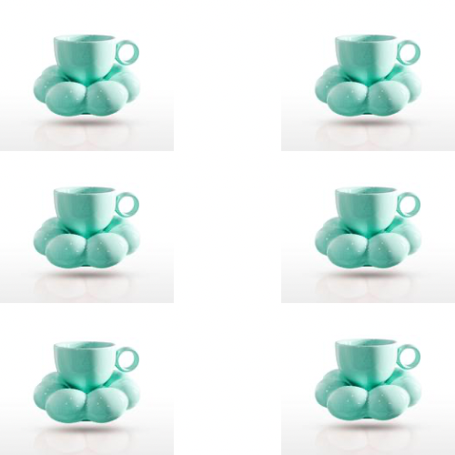 Set of 6 pieces Nice mugs ,perfect for Eid al fitr