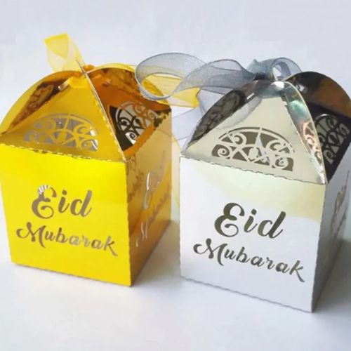 Eid Candy Box 30 pcs with Luxury chocolate and stand Each pc has 2 luxury chocolate