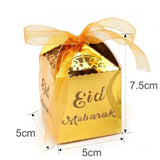 Eid Candy Box 30 pcs with Luxury chocolate and stand Each pc has 2 luxury chocolate
