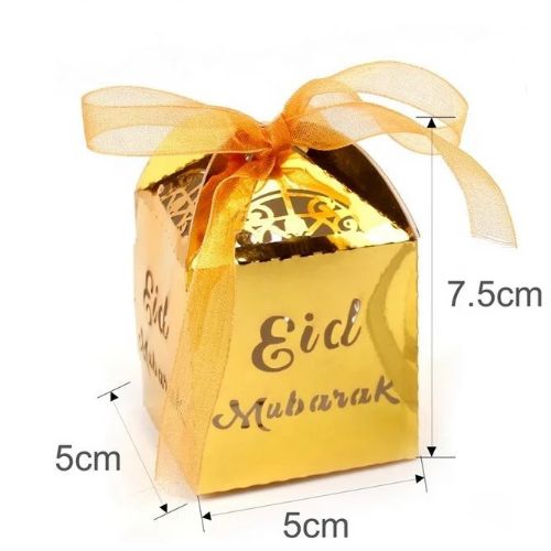 Eid Candy Box 30 pcs with Luxury chocolate and stand Each pc has 2 luxury chocolate